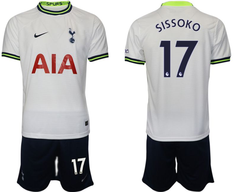 Men 2022-2023 Club Tottenham Hotspur home white #17 Soccer Jersey->tottenham jersey->Soccer Club Jersey
